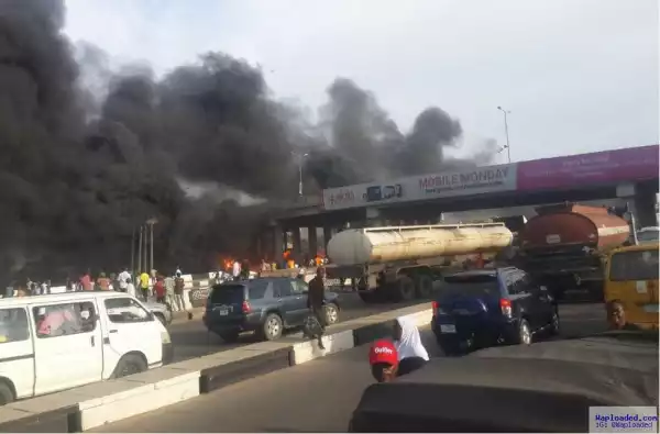 Three dead, scores injured as tanker explodes in Lagos [PHOTO]
